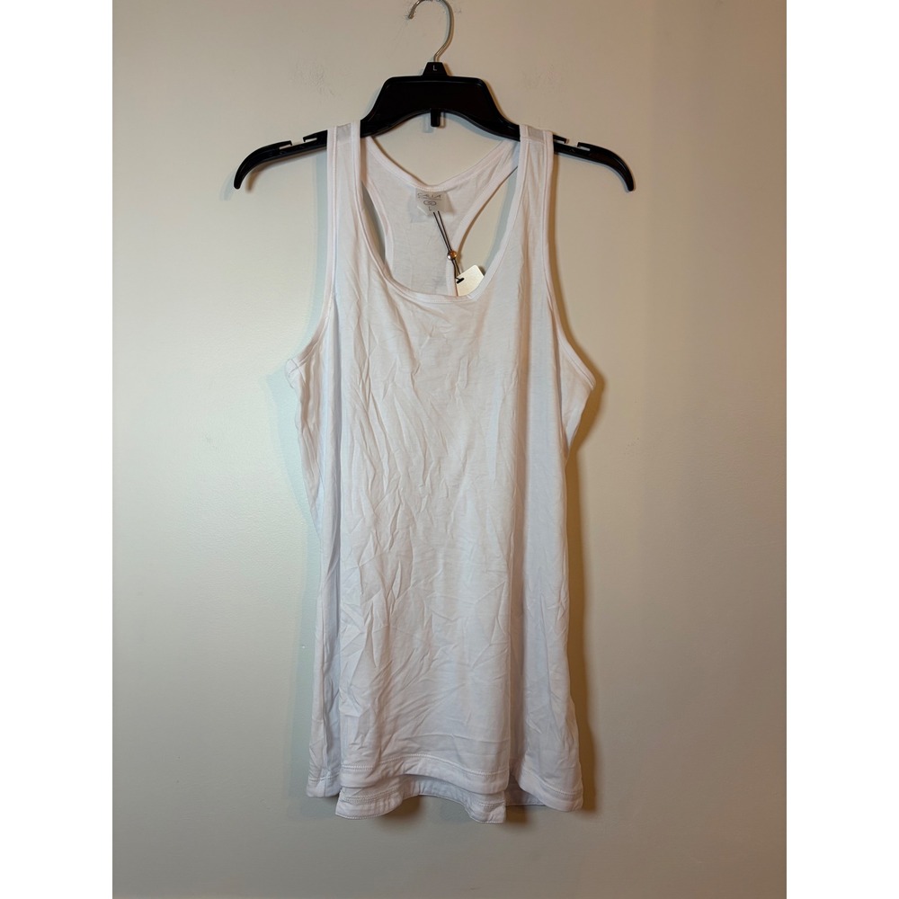 Calia Everyday Tank Womens Large NWT Pure White Racerback BodyBreeze